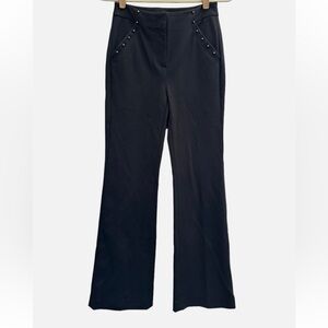 White House Black Market Black Flare Pants